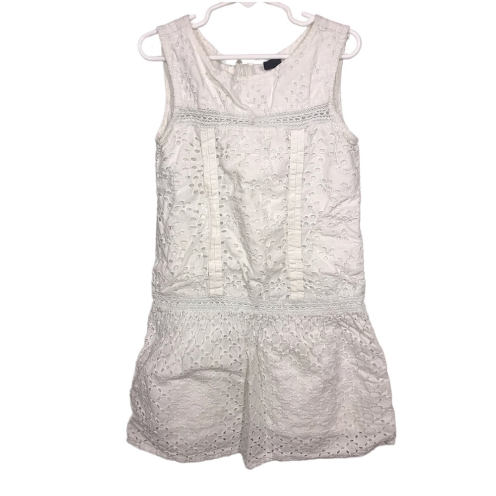 Gap White Eyelet Lace Dress